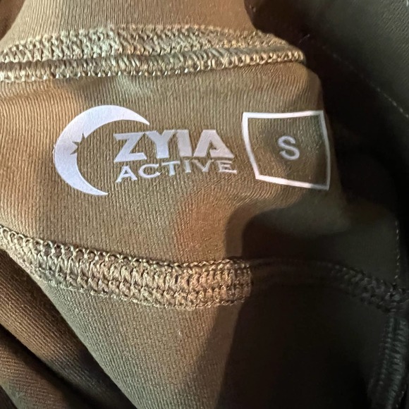 Zyia Active Unwind Jogger Women's Size S Olive Green Drawstring Perfect Pockets - Picture 8 of 9